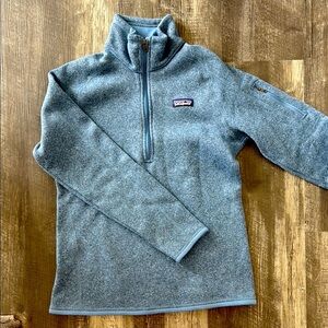 Patagonia BLUE SWEATER half zip, size M